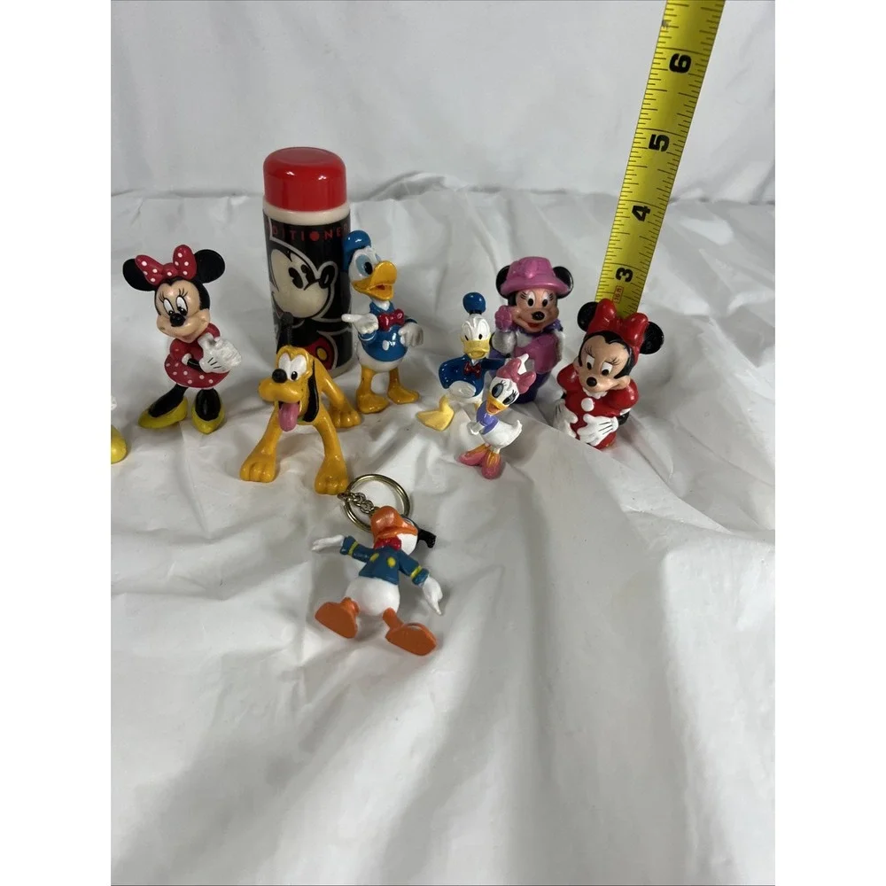 Lot Of 8 VTG‎ Disney PVC Plastic Figures Mickey Mouse & Friends Cake Toppers
